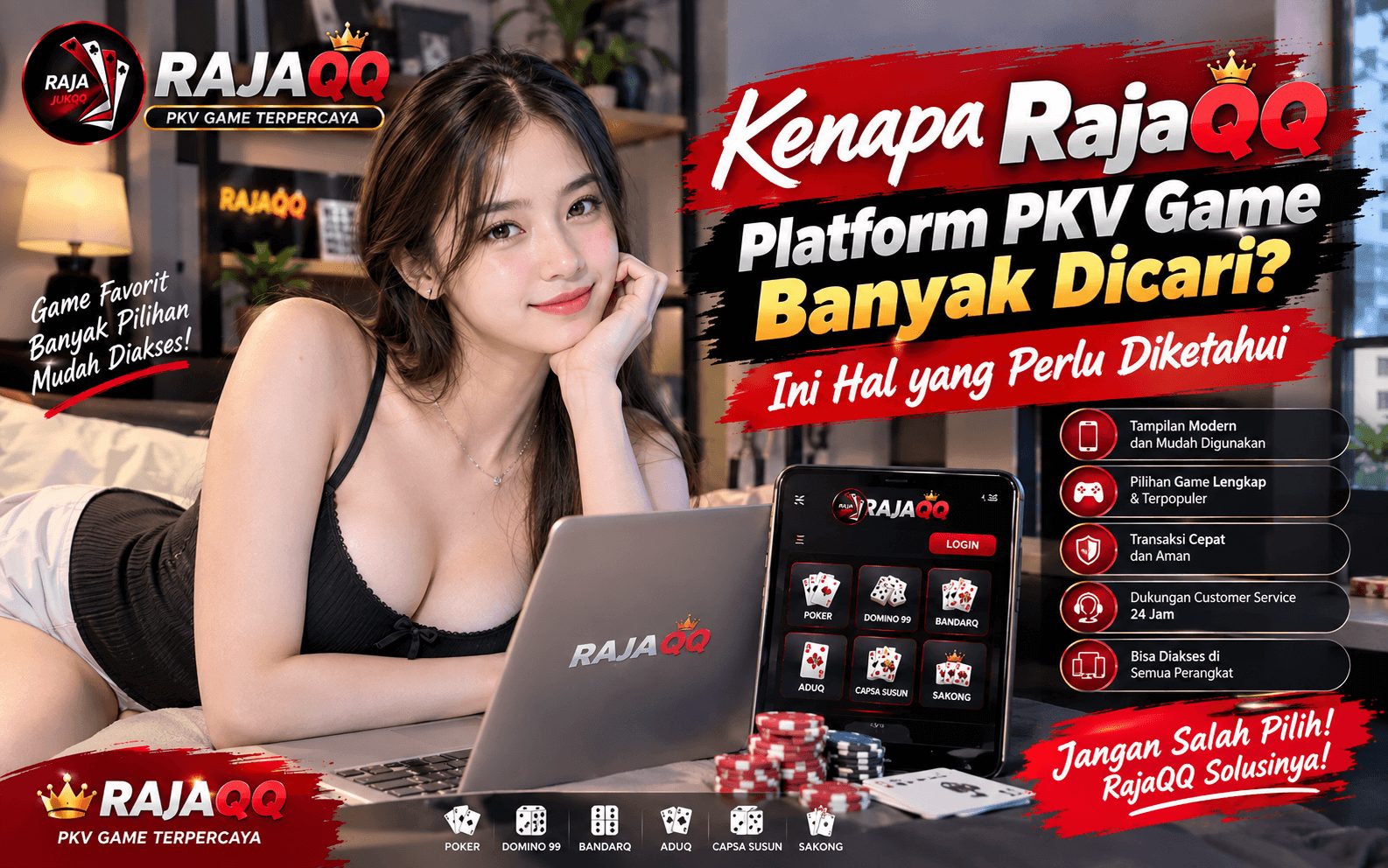Akses Login Alternatif RajajudiQQ Provider PKV Game